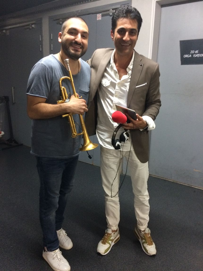 Ibrahim Maalouf dans les coulisses de Bercy