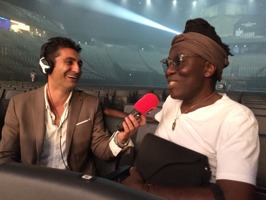 Richard Bona à Bercy avant le concert