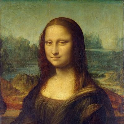 "Portrait de Lisa Gherardini, épouse de Francesco del Giocondo, dite Monna Lisa, la Gioconda ou la Joconde" de Léonard de Vinci, peint vers 1503 -1519