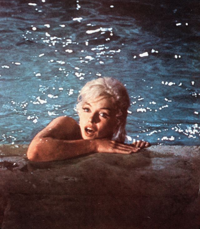 Marilyn Monroe sur le tournage de "Something's got to give