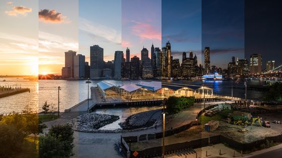 "Day to night view of lower manhattan" New York ©Getty