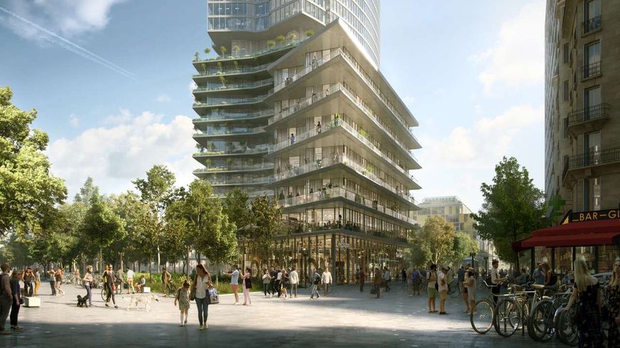 Vue d'artiste du projet de Richard Rogers