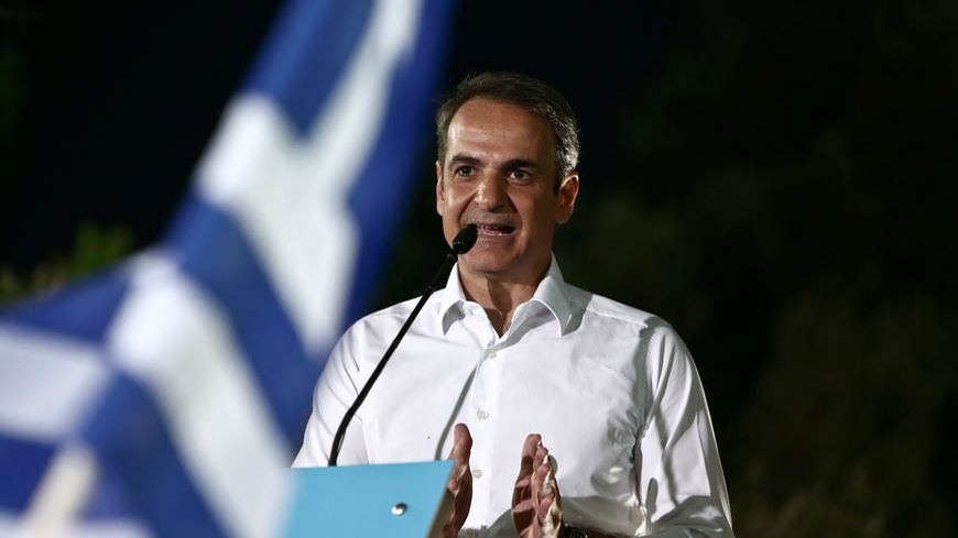Kyriakos Mitsotakis, à la tête du parti conservateur grec Nouvelle démocratie