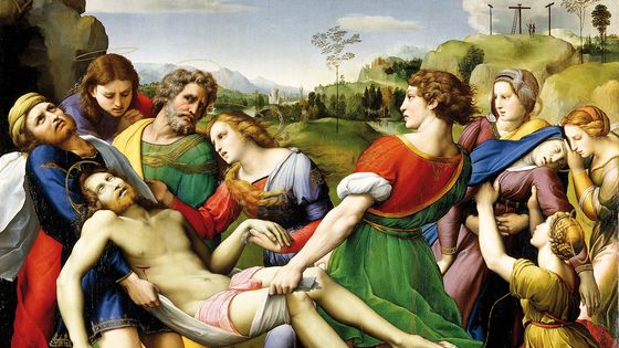 La Déposition Borghèse (détail), de Raphael ©Getty - Heritage Images /Hulton Fine Art Coll.