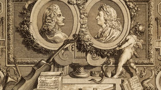 Portrait de Lully et Philippe Quinault 