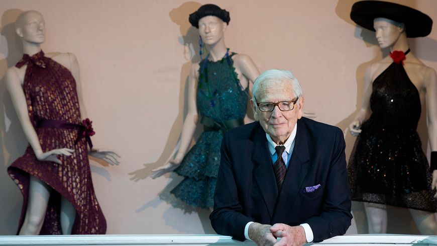 Pierre Cardin le 4 novembre 2014, dans son musée "Pierre Cardin Passé-Présent-Futur".