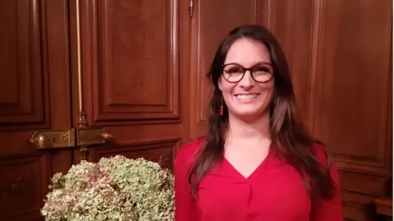 Amandine Renaud de passage à Paris pour recevoir son prix Terre de femmes ©Radio France - Emmanuel Moreau