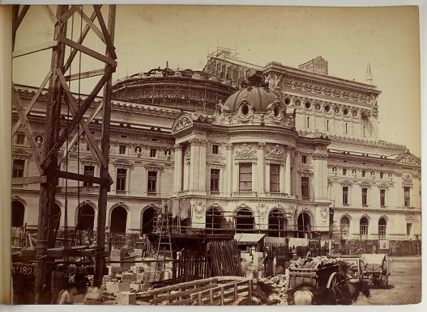 La construction du Palais Garnier