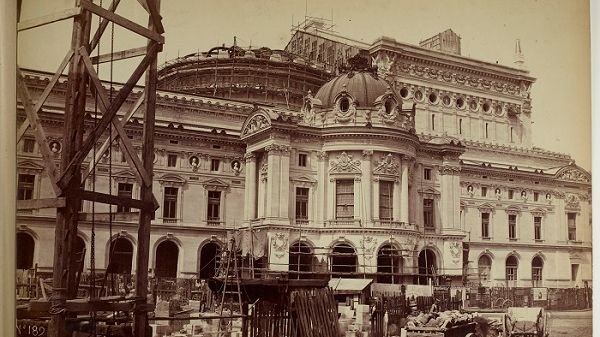 La construction du Palais Garnier