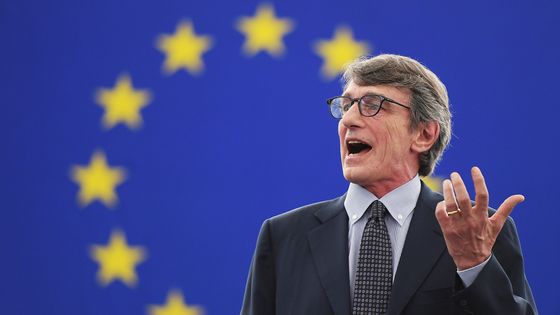 L’Italien David Sassoli, élu président du Parlement européen par les eurodéputés ©Radio France - Frederick Florin