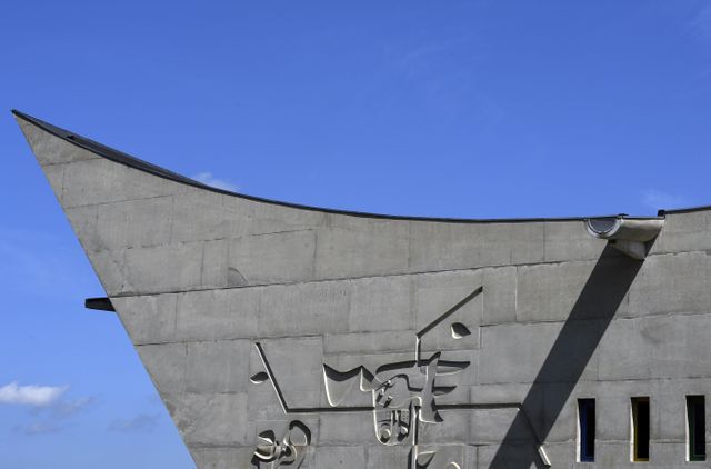 La Maison de la culture à Firminy a été bâtie en 1953