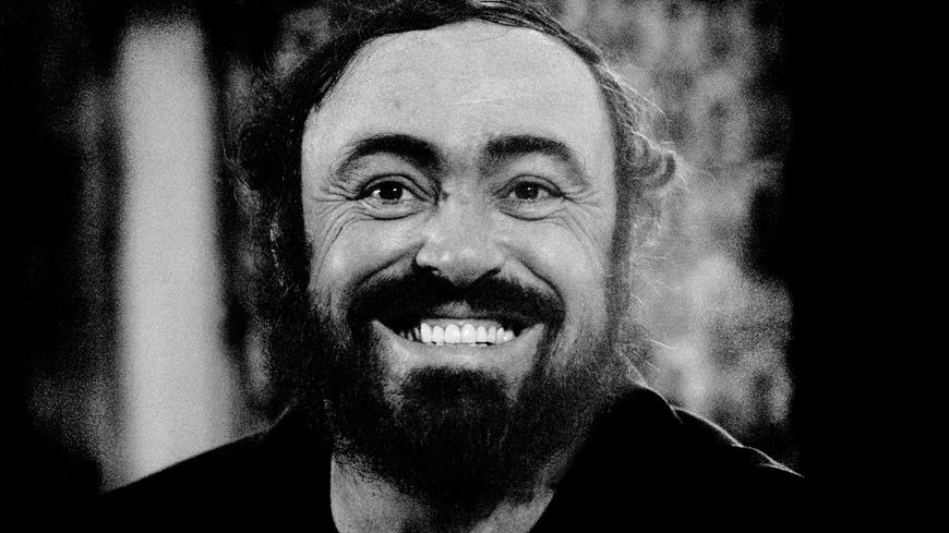 Luciano Pavarotti en 1990