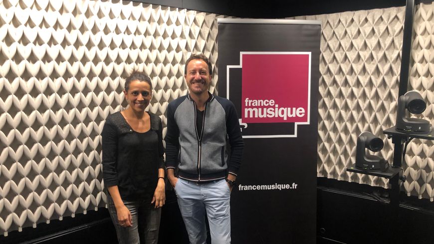 Damien Guillon et Gabrielle Oliveira Guyon dans Musique matin, © A.B