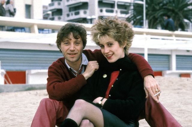 Le groupe Chagrin d'amour composé de Valli et Grégory Ken au Midem à Cannes en 1982