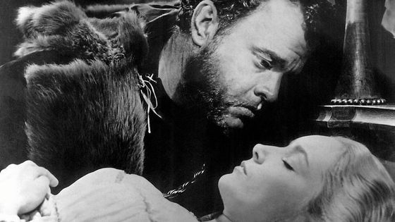 Orson Welles et Suzanne Cloutier dans "Otello", film d'Orson Welles (1952) ©Getty - Ullstein Bild