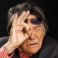 Jean Pierre Mocky -sur le plateau de "Tout Le Monde Déguste"