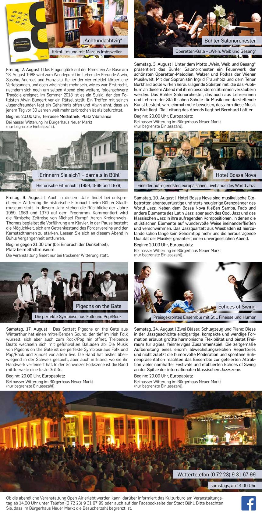 Bühler Kultursommer 2019