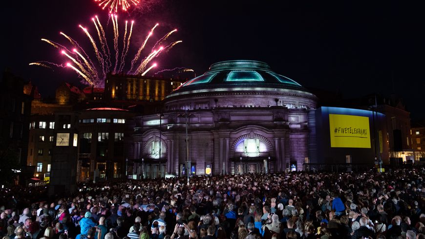 Le Usher Hall d’Édimbourg, en Ecosse, lors du Festival International d’Édimbourg en 2018