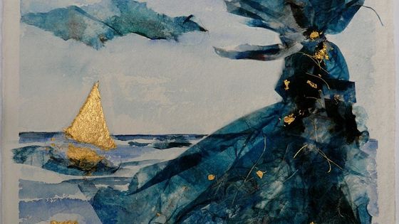 Tableau inspiré des Trois Souhaits ou les vicissitudes de la vie, par la peintre Danielle Doucet, 2002 - Danielle Doucet,