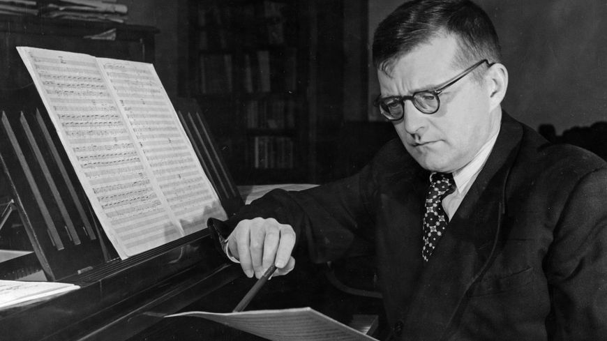 Dimitri Chostakovitch au travail