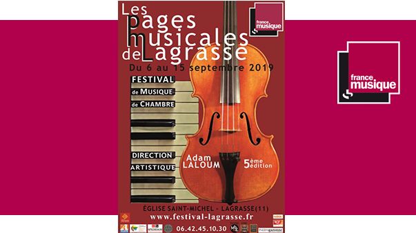 Les Pages Musicales de Lagrasse du 6 au 15 septembre 2019