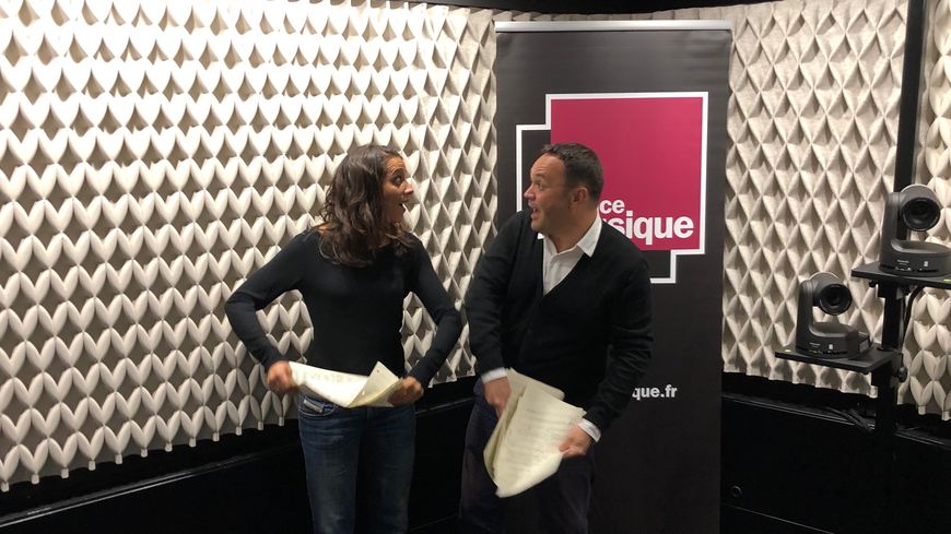 Gabrielle Oliveira Guyon et Benoît Menut, © Radio France / A.B