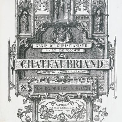 Page de titre d'une édition de 1838 du "Génie du Christianisme"