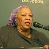 Toni Morrison lors de la promotion de "Home", 14 mai 2012