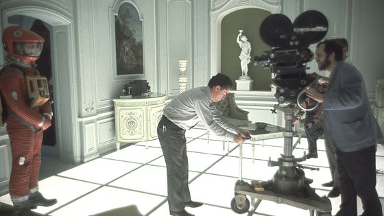 Stanley Kubrick sur le tournage de "2001, l'Odyssée de l'espace", 1 janvier 1966 ©Getty - Keith Hamshere / Contributeur