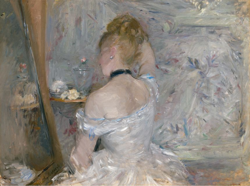 Femme à sa Toilette,1875-1880. Huile sur toile, 60,3 x 80,4 cm