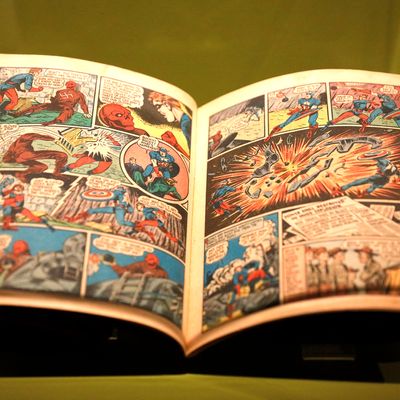 Comics présenté dans l'exposition "Jack Kirby, la galaxie des super-héros"