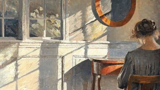 Intérieur de Vilhelm Hammershøi