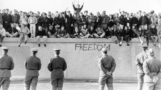 Lors de la chute du mur de Berlin en 1989 ©Getty - ullstein bild