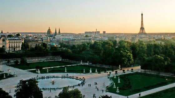 Prise de vue aérienne du jardin des Tuileries à Paris ©Getty - Dennis Lauer / EyeEm