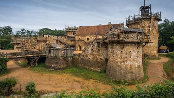 Guédelon, la construction d'un château fort ©Maxppp - Ouest France
