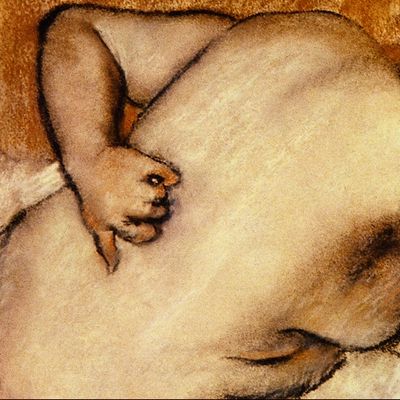Edgar Degas, "Nu se grattant le dos"