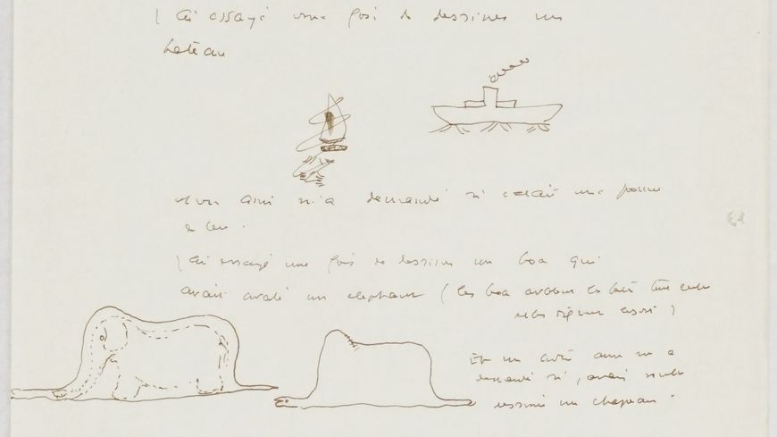 Le dessin du boa qui digère un éléphant