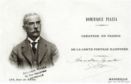 Dominique Piazza, créateur de la carte postale illustrée en 1891