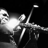 John Coltrane en concert à the Half Note club, New York, 1965.