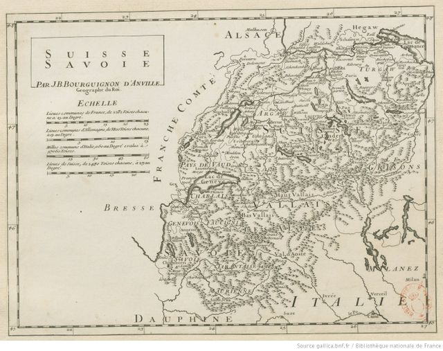 Le francoprovençal, langue régionale transfrontalière (France, Suisse, Italie), XVIIIe siècle