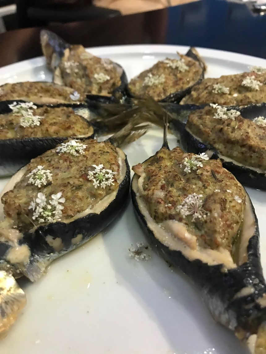 Sardine, câpres, citron helychryse