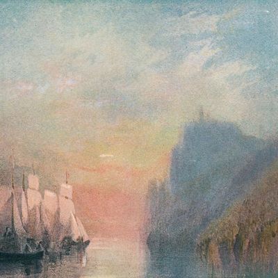 William Turner, 'On the Rhine', circa 1825 (1904).