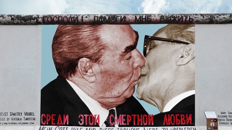 Brotherhood Kiss (Bruderkuss) par Dmitry Vrubel