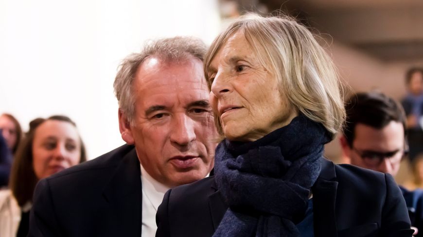 François Bayrou et Marielle de Sarnez, le 26 Mars 2019, à Paris.