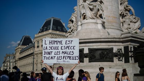 Manifestation Place de la République à Paris en juillet dernier ©AFP - Raphael Kessler / Hans Lucas