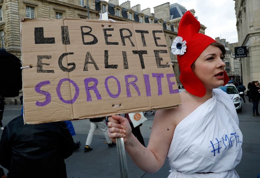 Manifestation contre les violences faites aux femmes à Paris