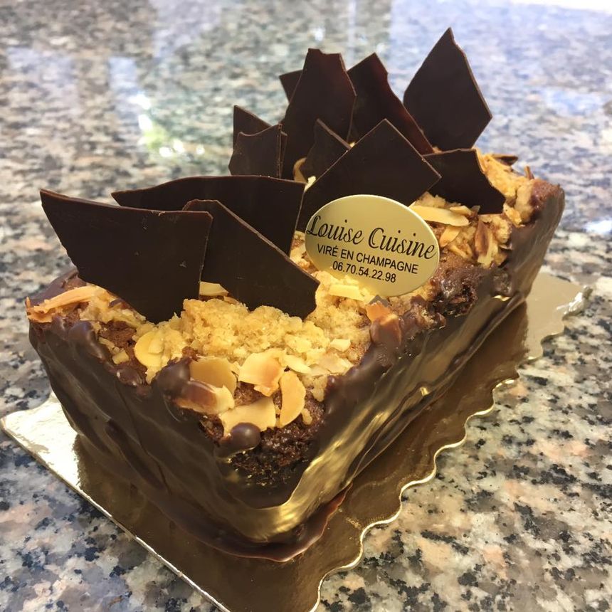 Cake crumble poires-chocolat