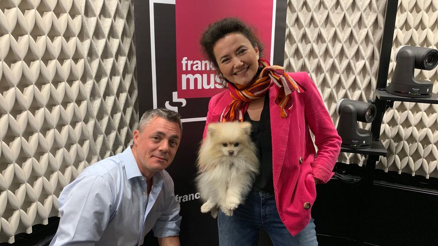 Jean-Baptiste Urbain, Stéphanie d'Oustrac et "Jungle" le Lulu de Poméranie sur France Musique