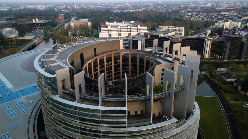 Le Parlement européen, à Strasbourg.