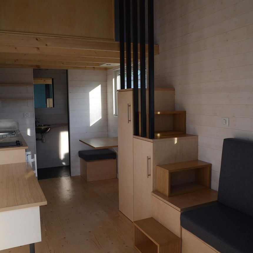 L’intérieur des tiny houses de Saint-Brieuc